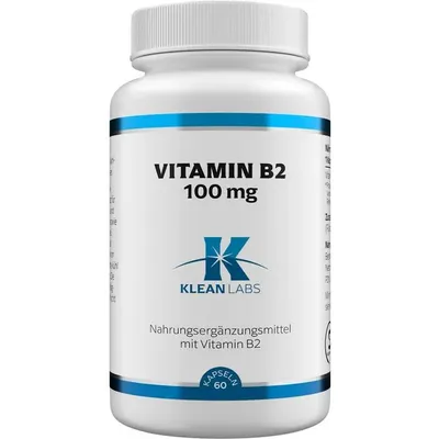 Obrázok produktu pre Vitamín B2 100 mg Klean Labs Capsules 60 kapsúl