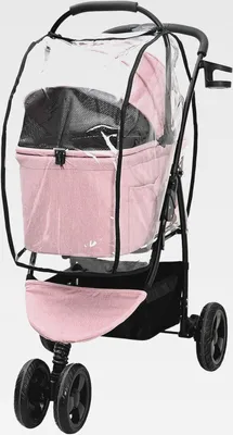 Produktbild von Faltbarer Haustierwagen Rosa 78 x 54 x 101 cm Oxford Stoff Haustierbedarf Model42012437
