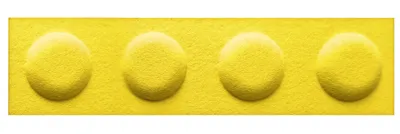 Produktbild von FOLTE 3D Wandpaneele 60x15 cm Filz - Blöcke, Kinderzimmer, Gelb Farbe