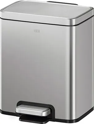 Immagine prodotto di EKO - Cestino a pedale Madison 6 litri - Acciaio inox plastica - Acciaio inox opaco