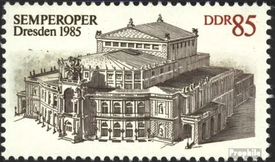 Produktbild von Briefmarken DDR 1985 Mi 2928 (kompl.Ausgabe) gestempelt Wiedereröffnung der Semperoper / Bl.80