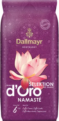 Obrázok produktu pre Dallmayr Crema d'Oro Selection of the Year Afrika zrnková káva Arabica a Robusta 1,0 kg
