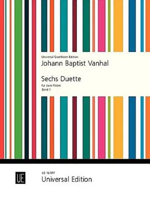 Produktbild von Vanhal, J: 6 Duette