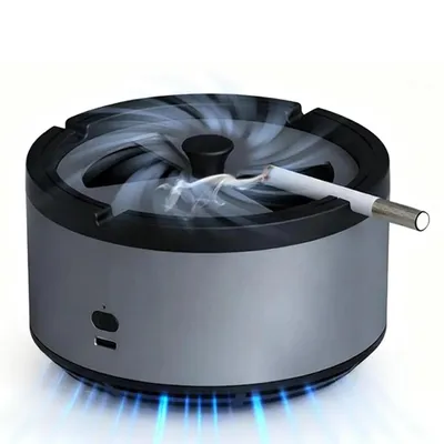 Produktbild von 2-in-1 Luftreiniger und Aschenbecher,Rauchabsorber,Filtersystem reduziert Rauch,wiederaufladbares,Zur Reinigung abnehmbar,mit 360° drehbarer Deckel