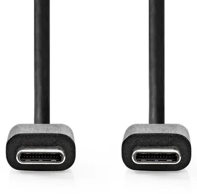 Obrázok produktu pre Kábel USB-C na USB-C, 2 m, 60 W, čierny, 480 Mbps