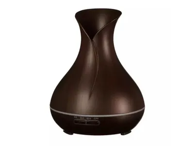 Produktbild von Aroma‑Diffusor Vulcan in dunklem Holz 350 ml