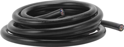 Produktbild von Elektrische Masseleitung Automobil-Stromleitung 10FT Schwarz TC 1 Stück 16AWG 8 Leiter Vollständig isoliert & Soft-Touch-Mantel Universal