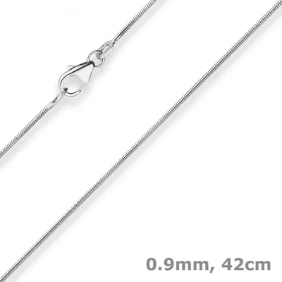 0-9mm-Schlangenkette-aus-950-Platin-42cm