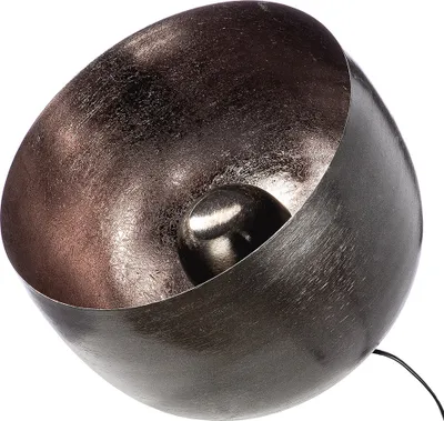 Image de Casablanca Bodenleuchte, rund, "Meteo", Metall, silberfarben, , H. 34 cm, D. 35 cm 53233
