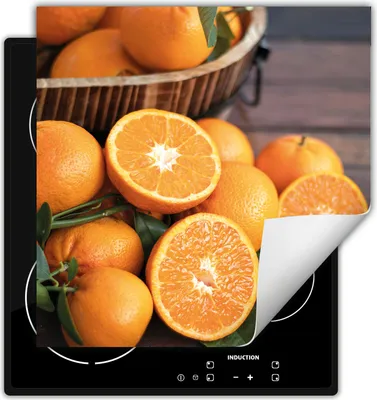 Produktbild von DarHaus Herdabdeckplatte 60x52 cm Anti Rutsch Matte Aufrollbar, Orange