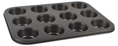 Muffin-Backform für 12 Muffins, Ø 6 cm, antihaftbeschichtet
