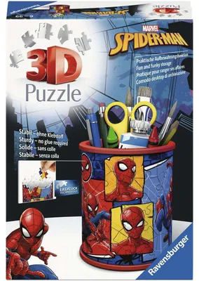Zdjęcie produktu dla 54 elementy, puzzle 3D Ravensburger Utensilo Spiderman 12008087