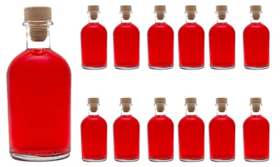 Productafbeelding van Set van 12 Lege Flesjes van 250 ml voor Zelfvullen