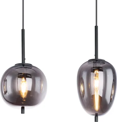 Immagine prodotto di Globo Lighting lampada a sospensione in metallo nero, 4x E14