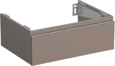 Obrázok produktu pre Skrinka pod umývadlo Jungborn TRENTA čadičovo sivá lesklá 70 x 26 x 49,8 cm