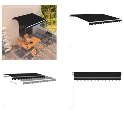 Produktbild von vidaXL Markise Automatisch Einziehbar 300x250 cm Anthrazit - Markise - Markisen - Sonnendach - Sonnendächer