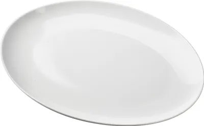 Produktbild von Servierplatte Porzellan Basic BASIC 30,5 x 22 x 2 cm Weiß 1 Stück