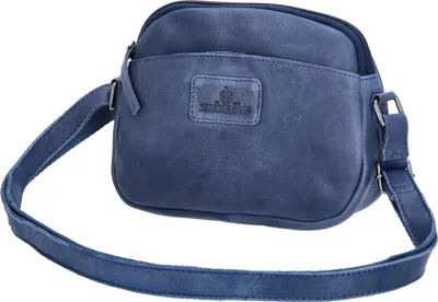 Produktbild von The Skandinavian Brand Damen Leder Umhängetasche  Blue : blau-60 Farbsortierung: blau-60