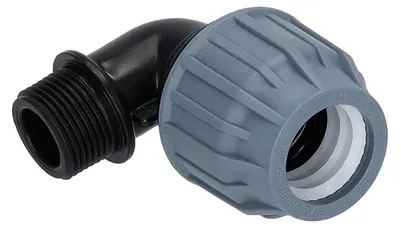 Obrázok produktu pre Koleno M 90° Plano PP-S, d 50 x 6/4˝ vonkajší závit