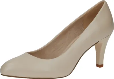 Produktbild von Caprice Pumps - Beige Glattleder Größe: 38.5 Normal