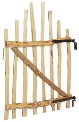 Produktbild von Bogenzauntor 100 x 120 cm Imprägniertes Haselholz Natur