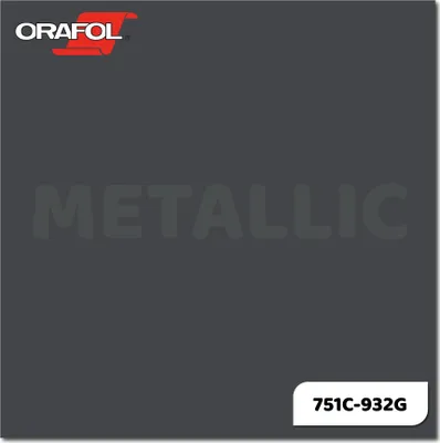Produktbild von ORAFOL ORACAL 751C Meterware - 932 GRAPHITE-METALLIC in 31,5 x 100cm