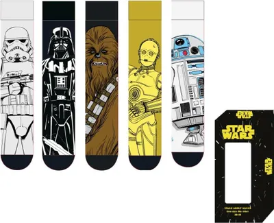 Immagine prodotto di Calzini Star Wars confezione da 5 pezzi 38-45