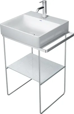 Produktbild von Duravit DuraSquare Metallkonsole freistehend 565x451 mm, für den Waschtisch 235350, 0031151000