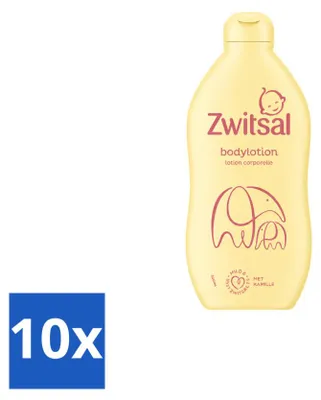 Obrázek produktu pro 10 kusů pleťového mléka Zwitsal, 400 ml - výhodná balení