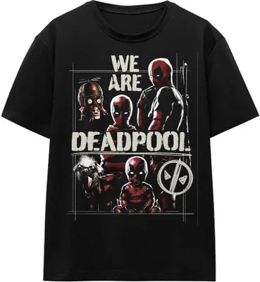 Obrázek produktu pro Deadpool & Wolverine - Tričko "We Are Deadpool" pro muže/dámy Uni TV17000 (XXL) (černá)