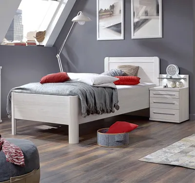 Produktbild von WIEMANN Komfortbett Seniorenbett Nachtschrank LED Mainau 120x200
