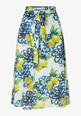 Produktbild von MORE & MORE Printed CO-Voile Ski 5041 lemon print 42