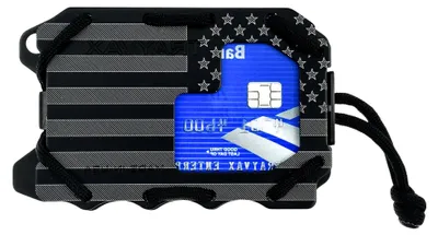 Produktbild von Original 2.0 Patriot Edition Geldbörse 10,5 cm Länge schwarz für den täglichen Gebrauch Karte Geldhalter