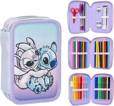 Immagine prodotto di Astuccio triplo Stitch per materiale scolastico e organizzazione