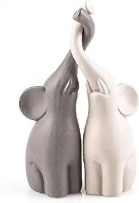 Immagine prodotto di Statua di elefante in Vetroceramica, 25,5 cm, decorazione per cucina e soggiorno