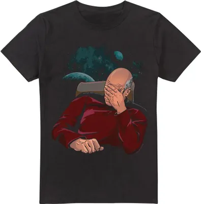 Obrázek produktu pro Star Trek - Pánské tričko "Facepalm" TV13779 (XXL) (černá)