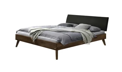 Produktbild von HASENA Trento Bett Caprile Nussbaum 2023 Kopfteil smoke 180x200