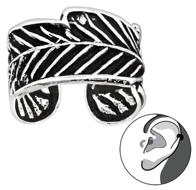 Produktbild von Ohrklemme Silber 925: Ear Cuff Ohrring ohne Loch tragbar Modell 5