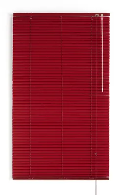 Aluminium Jalousie 150x180 cm Rot, 25 mm Lamellen