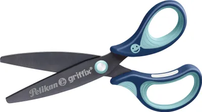 Produktbild von Pelikan 803502 griffix Schulschere SC1RB für Rechtshänder, blau