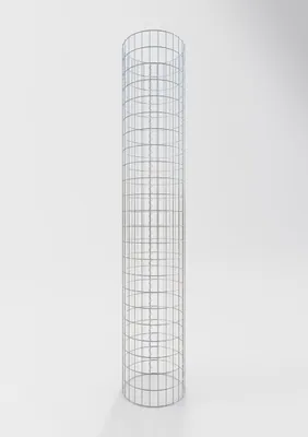 Produktbild von Gabionensäule rund 42 cm Durchmesser, 230 cm Höhe, Maschenweite 5 cm x 10 cm