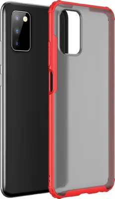 Produktbild von Mobigear Shockproof  Samsung Galaxy A03s Hülle Hardcase Backcover Stoßfest - Rot