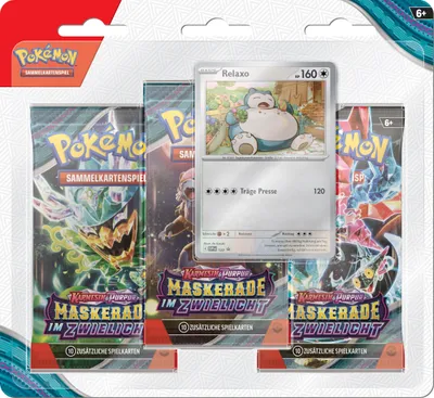 A product package containing Pokémon trading cards and a promotional card.