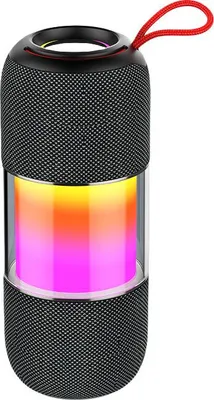 Produktbild von Tragbarer Bluetooth Lautsprecher mit 3D-Stereo & LED Lichteffekten, Bluetooth 5.3, Gesamtleistung 20 W, Betriebszeit 15 Stunden