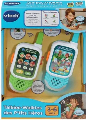 Obrázek produktu pro VTech P'tits Héros vysílačky, dosah 300 m, vícebarevné, 3–6 let