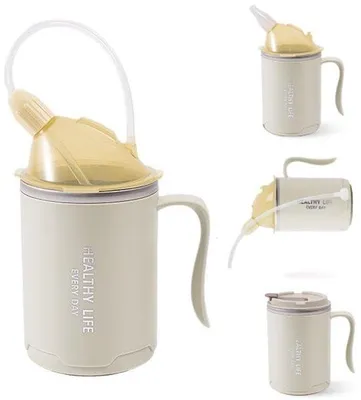 Productafbeelding van 3-in-1 Lekvrije Drinkbeker voor Ouderen en Patiënten