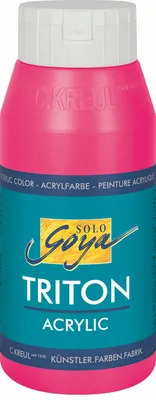 Produktbild von TRITON ACRYLIC BASIC Pink Fluoreszierend 750 ml, Acrylfarbe