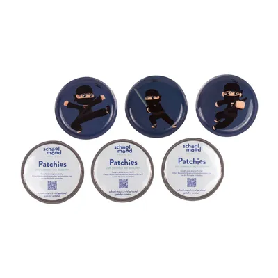 Produktbild von School Mood 6er Patchy-Set Ninja