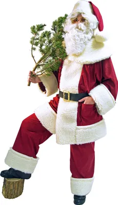 Produktbild von Red Santa Samtkostüm