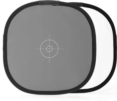 Produktbild von 300 mm tragbarer Fotografie-Reflektor Grau-Weiss-Abgleichskarte Foto-Weissabgleich-Fokus-Board-Fotografie-Zubehoer